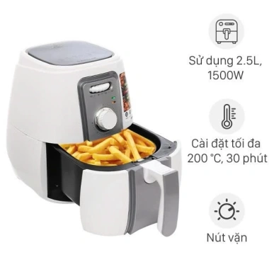 Nồi Chiên Không Dầu Sunhouse SHD4.026 1.750W 6.0l Bảo hành 12 tháng -1,149,000 VND