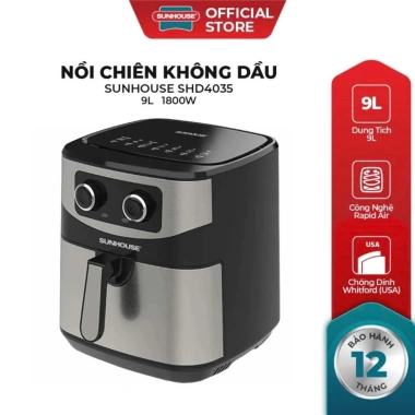 Nồi Chiên Không Dầu Sunhouse SHD4.026 1.750W 6.0l Bảo hành 12 tháng -1,149,000 VND