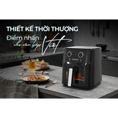 Nồi chiên không dầu Sunhouse SHD4.030 6.5L - 1.700W Rapid Air, giảm giá 1,180,000 VND
