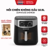 Nồi chiên không dầu SUNHOUSE SHD4.038 10.5L 1.800W - Giảm dầu mỡ, bảo hành 12 tháng, giá ưu đãi 1.599.000 VND