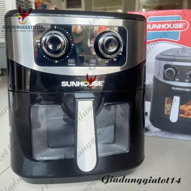 Nồi chiên không dầu Sunhuose SH4.038 10,5L mặt kính 1.800W - Bảo hành 12 tháng, chỉ 1,109,000₫