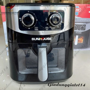 Nồi chiên không dầu Sunhuose SH4.038 10,5L mặt kính 1.800W - Bảo hành 12 tháng, chỉ 1,109,000₫