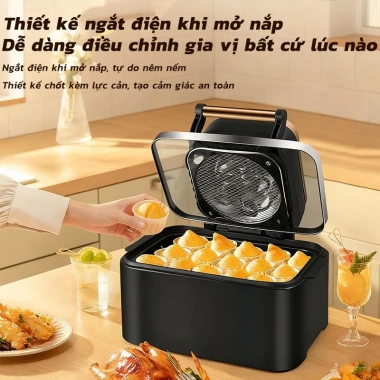 Nồi Chiên Không Khí Đa Năng, Lò Nướng Hai Lớp Bánh Trứng Gà Rán Khoai Lang, Công Suất Lớn, BH 2 Năm - 1,399,900 VNĐ 4 Nồi Chiên Không Khí Đa Năng, Lò Nướng Hai Lớp Bánh Trứng Gà Rán Khoai Lang, Công Suất Lớn, BH 2 Năm - 1,399,900 VNĐ 4