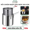 Nồi chiên ngập dầu 1.200ml inox 304 dùng bếp từ - chiên khoai tây, trụng bún, luộc trứng, giá 69.000 VND