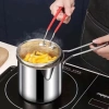 Nồi chiên ngập dầu 1.200ml inox 304 dùng bếp từ - chiên khoai tây, trụng bún, luộc trứng, giá 69.000 VND 8