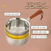 Nồi Chiên Ngập Dầu Mini Inox 316 - Nhiều Dung Tích, Dùng Bếp Từ & Gas, Cách Nhiệt BoxHome 4