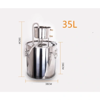 Nồi Chưng Cất Đa Năng Inox Mini 22L kèm Máy Bơm Chưng Cất Tinh Dầu, Nấu Rượu, Giá chỉ 1,375,000₫