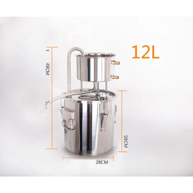 Nồi Chưng Cất Đa Năng Inox Mini 22L kèm Máy Bơm Chưng Cất Tinh Dầu, Nấu Rượu, Giá chỉ 1,375,000₫