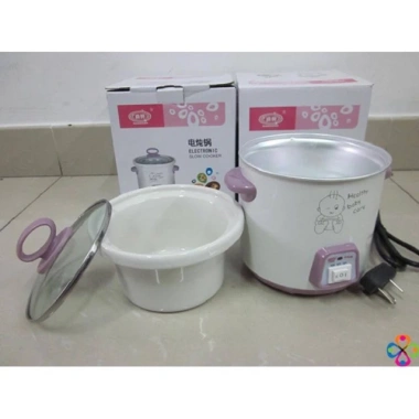 Nồi Chưng Tiềm Yến điện 0.7L GX07A nắp kính - Nấu cháo, soup, hầm chậm, giá 209.999 VND 2