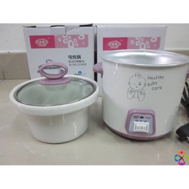 Nồi Chưng Tiềm Yến điện 0.7L GX07A nắp kính - Nấu cháo, soup, hầm chậm, giá 209.999 VND 3