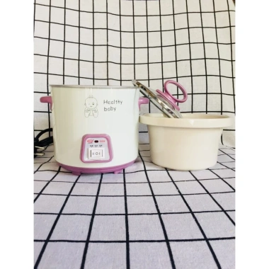 Nồi Chưng Tiềm Yến điện 0.7L GX07A nắp kính - Nấu cháo, soup, hầm chậm, giá 209.999 VND 5