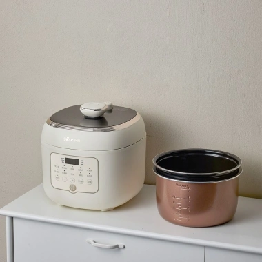 Nồi cơm áp suất Bear YLB-A50P1 5L 10 công thức hẹn giờ 24h 2 lòng nồi 1,490,000₫