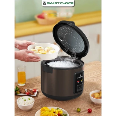 Nồi Cơm Điện 1,8L SMARTCHOICE SCG-RC18BR - Ceramic Chống Dính, Cơm Dẻo, Chín Nhanh, Giá 889.000₫