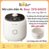 Nồi cơm điện Bear DFB-B40Z9 4L 800W cảm ứng, bảo hành 18 tháng - 1,150,000₫