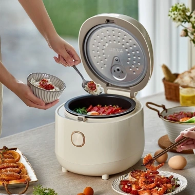 Nồi Cơm Điện Bear DFB-C40K6 1.5L (4L) - Tiết kiệm năng lượng, Nấu nhanh, BH 18 tháng, Giá 1.39 Triệu