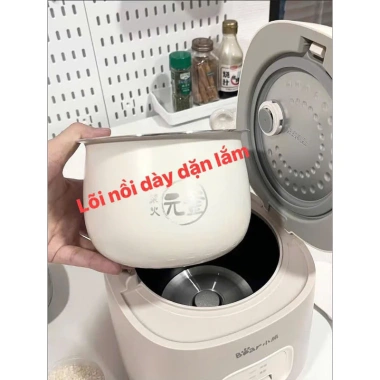 Nồi cơm điện Bear DFB-T16Q5 1.6L - Lòng sứ lõi mới 2.025, giảm giá 659.000₫