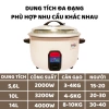 Nồi cơm điện công nghiệp Guckdd 4.000W - Dung tích 10L/14L siêu to, giá chỉ 426.000₫ 4