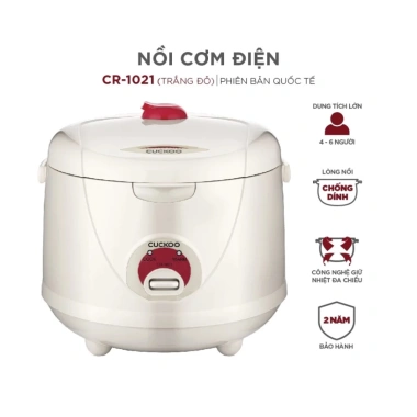Nồi cơm điện Cuckoo 1.8L CR-1.021 chính hãng - Áp suất nhanh, tiết kiệm điện, giảm giá 20%