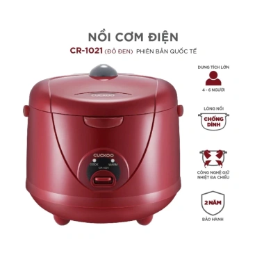 Nồi cơm điện Cuckoo 1.8L CR-1.021 (WHVNCV/RDVNCV) - Hàng chính hãng, giảm 20%