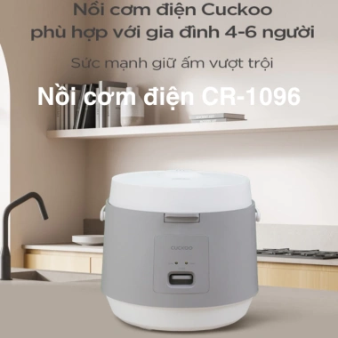 Nồi cơm điện Cuckoo 1.8L CR-1.095/CR-1.096 - Hàng chính hãng, áp suất nhanh, giá ưu đãi