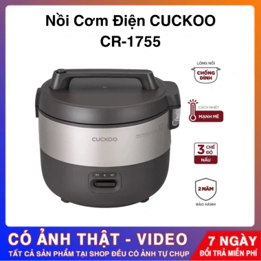 Nồi cơm điện Cuckoo 3.06L CR-1.755/KBBKCRVN - Hàng chính hãng, giảm giá 1.950.000