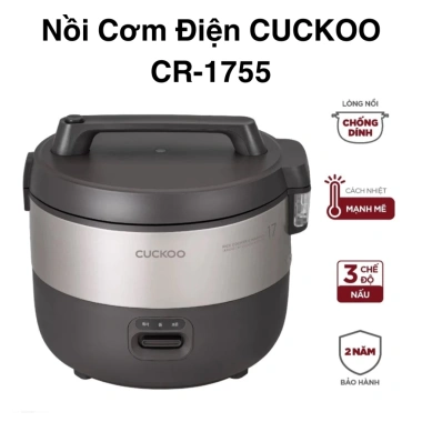 Nồi cơm điện Cuckoo 3.06L CR-1.755/KBBKCRVN - Hàng chính hãng, giảm giá 1.950.000
