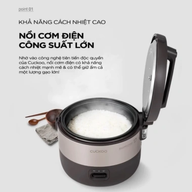 Nồi cơm điện Cuckoo 3.06L CR-1.755/KBBKCRVN - Hàng chính hãng, giảm giá 1.950.000