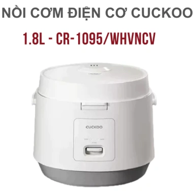 Nồi cơm điện Cuckoo CR-1.095 1.8L chính hãng - Công nghệ thông minh, giá 990.000₫
