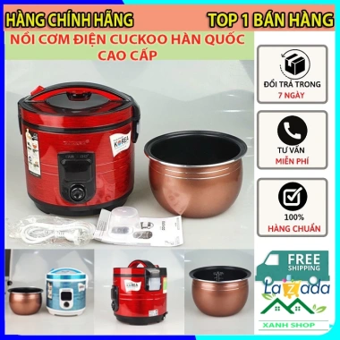 Nồi Cơm Điện CUCKOO GK-507 2L 2 Chế Độ Nấu Cơm, Cháo, Xứng Hấp - Chính Hãng 459k