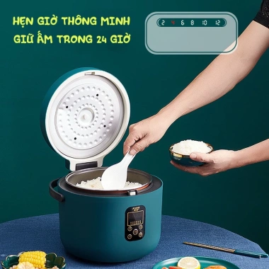 Nồi Cơm Điện Đa Năng 3L Jiashi Hẹn Giờ, Bảo Hành 12 Tháng, Giảm 6% Mã ELHA22 280.000₫