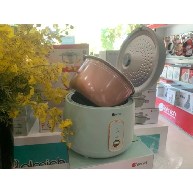 Nồi cơm điện Elmich 1.8L RCE-9.127 700W, bảo hành 24 tháng, giá chỉ 798.700 VND