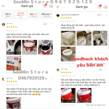 Nồi cơm điện FUJIKA FJ-NC1.808 cao cấp, siêu nhanh ngon, BH 12 tháng - Soomin Store 300k 2 Nồi cơm điện FUJIKA FJ-NC1.808 cao cấp, siêu nhanh ngon, BH 12 tháng - Soomin Store 300k 2