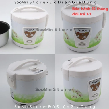 Nồi cơm điện FUJIKA FJ-NC1.808 cao cấp, siêu nhanh ngon, BH 12 tháng - Soomin Store 300k