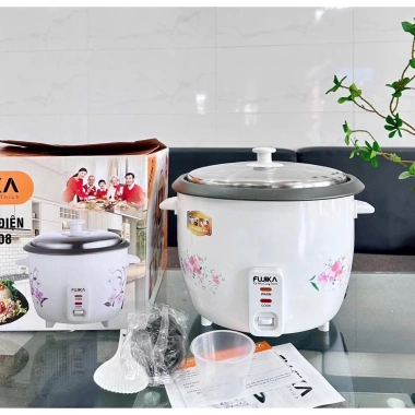 Nồi cơm điện FUJIKA nắp rời chống dính, đa dung tích, nấu ngon, giữ nhiệt tốt, bảo hành chính hãng
