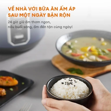Nồi cơm điện Gaabor RC50M-BE01A 5L 700W đa năng, điều nhiệt nhanh, chỉ 609.000₫