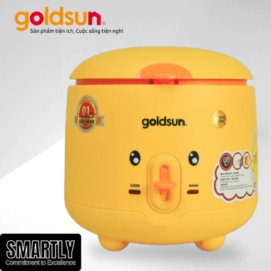 Nồi cơm điện Goldsun GRC5.020 1L - Giá rẻ, chống dính Mỹ, siêu bền, giảm còn 599.000 VND