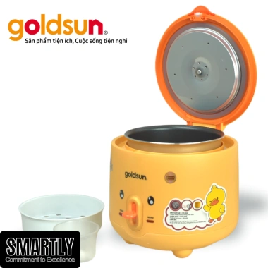 Nồi cơm điện Goldsun GRC5.020 1L - Giá rẻ, chống dính Mỹ, siêu bền, giảm còn 599.000 VND