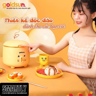 Nồi cơm điện Goldsun GRC5.020 1L - Giá rẻ, chống dính Mỹ, siêu bền, giảm còn 599.000 VND 9 Nồi cơm điện Goldsun GRC5.020 1L - Giá rẻ, chống dính Mỹ, siêu bền, giảm còn 599.000 VND 9