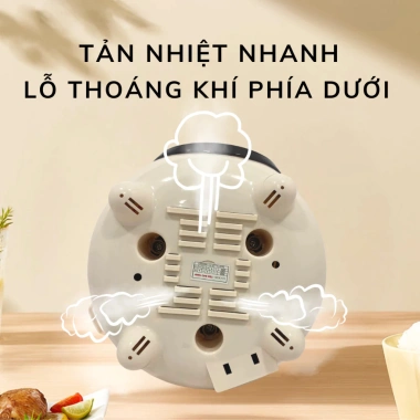 Nồi cơm điện Guckdo chính hãng mini, nấu nhanh, tiết kiệm cho sinh viên và gia đình