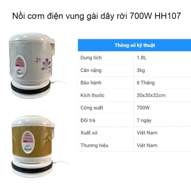Nồi cơm điện Hiệp Hưng chất lượng cao, ruột nồi dày rặn, giá 329.000₫ Onemart