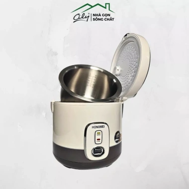 Nồi Cơm Điện HONGMEI Inox 304 Nắp Gài 1.2-2L Công Suất Lớn Nấu Nhanh Giữ Ấm Lâu Giá Ưu Đãi 726.750 VND