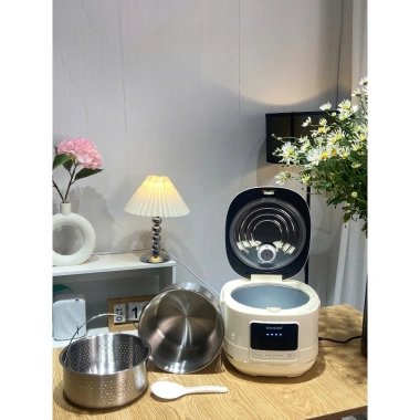 Nồi Cơm Điện Inox Nineshield 1.8L Tách Đường - Bảo Hành 12 Tháng, Giá 865.000₫