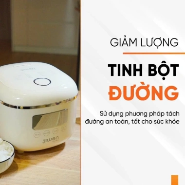 Nồi Cơm Điện Jiwon JW-34F 500W 1.2L Đa Chức Năng Tách Đường - Giá 1.035 Triệu