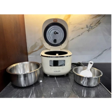 Nồi cơm điện KAILER KL-2.026 1.2L inox 304 - Tách đường, 9 chế độ nấu thông minh, giá ưu đãi 1.165.000₫ 8 Nồi cơm điện KAILER KL-2.026 1.2L inox 304 - Tách đường, 9 chế độ nấu thông minh, giá ưu đãi 1.165.000₫ 8