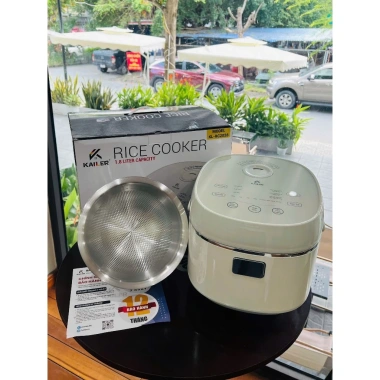 Nồi cơm điện Kailer KL‑RC2.028 inox 304 lòng vân lục giác, hẹn giờ, giữ ấm 12h, giá 1.99 triệu
