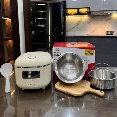 Nồi Cơm Điện Kailler KL1.368 1.2L & KL2.025 1.8L – Tiết Kiệm, Đa Năng, Giá 1,22 Tr