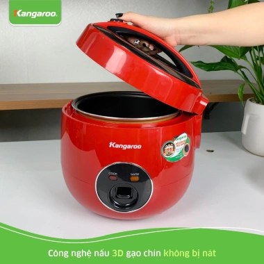 Nồi cơm điện Kangaroo KG824 1.5L siêu tiết kiệm năng lượng, giá ưu đãi 939.000₫