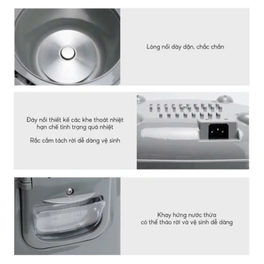 Nồi cơm điện lebenlang LBL1.936 1,8L - Bảo hành 24 tháng, chính hãng, giá 599.000đ