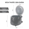 Nồi cơm điện lebenlang LBL1.936 1,8L - Bảo hành 24 tháng, chính hãng, giá 599.000đ 9