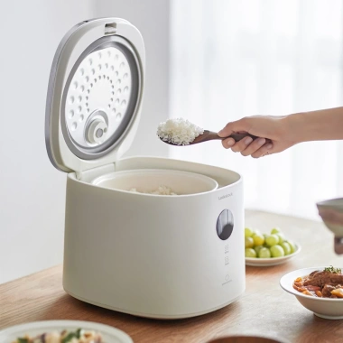 Nồi cơm điện LocknLock Bianco Nemo 1.2L màu ngà EJR384IVY - Giá ưu đãi 1.78tr